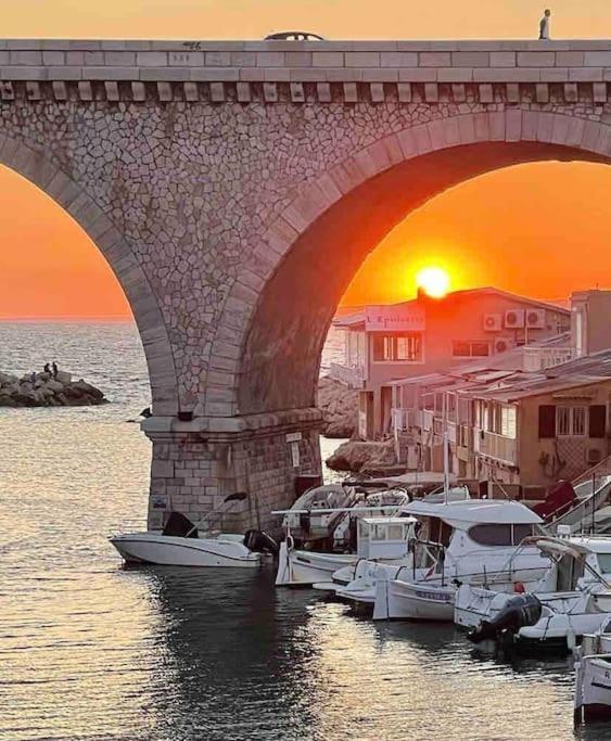 마르세유 Vallon Des Auffes : Le Cabanon De Mireille 빌라 외부 사진